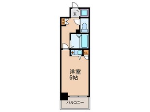 リーガル天神橋(404)の物件間取画像